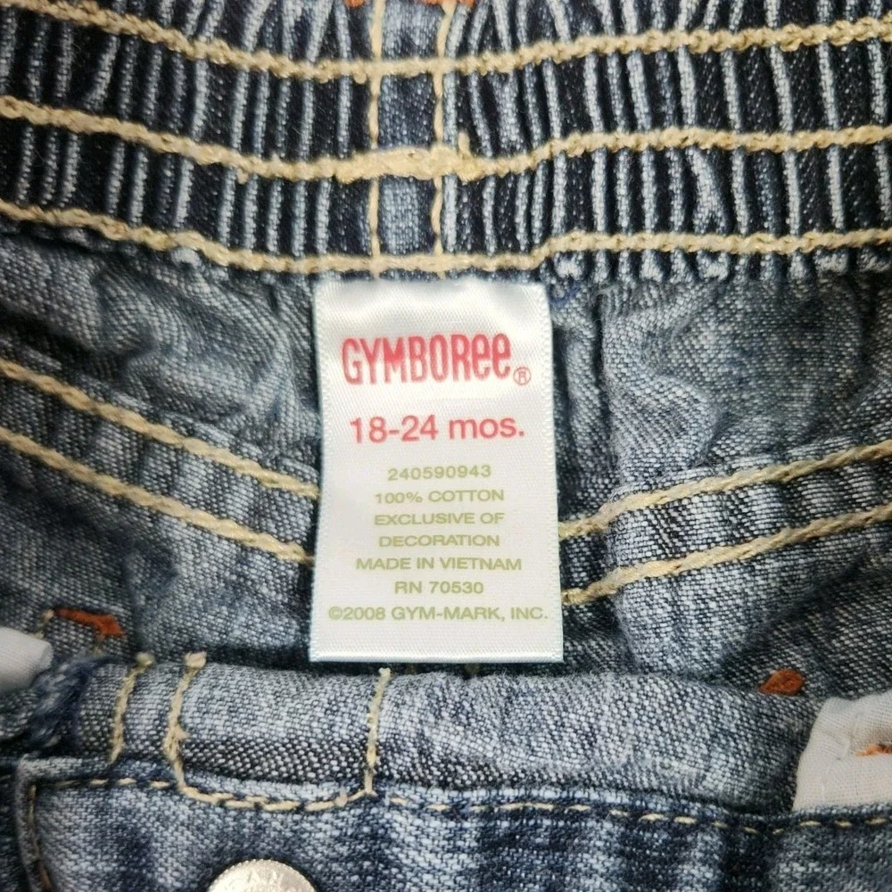 Vintage Gymboree Toddler Girls‎ Candy Pocket Jeans Blue Denim Size 18-24months